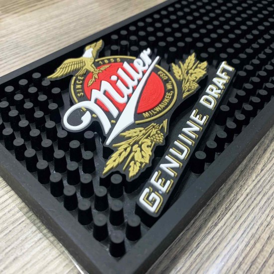 Bar Mat Miller Negro 55cm