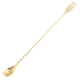 Cuchara Bar Luxury Tridente 45cms Dorada