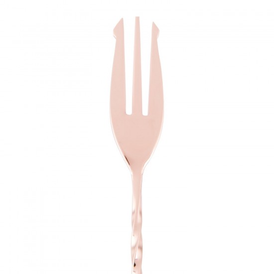 Cuchara Bar Luxury Tridente 45cms Cobre