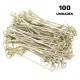 Palillo Bambú Nudo Bolsa 100un