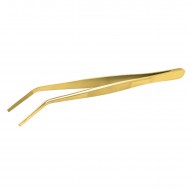 Pinzas Garnish Angulares 25cm Dorado
