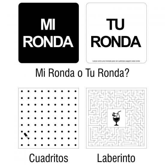 Portavasos Cartón Juegos