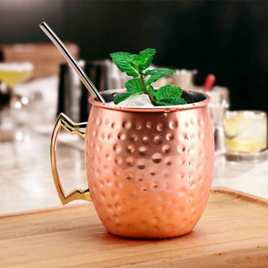 Vaso Moscow Mule Martillado 16oz