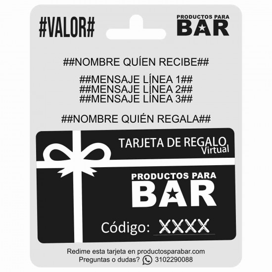 Tarjeta De Regalo Virtual