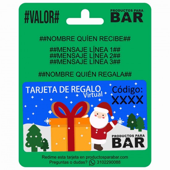 Tarjeta De Regalo Virtual