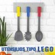 Utensilios Cocina Tipo Bloques Armar