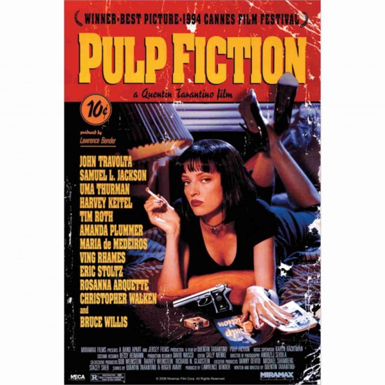 Afiche Pulp Fiction