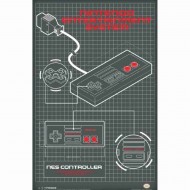 Afiche Nintendo Control Diagrama
