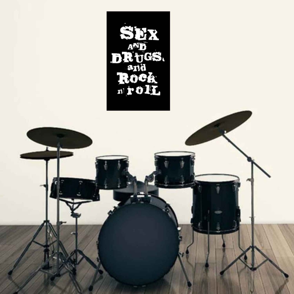 Afiche Sex Drugs Rock