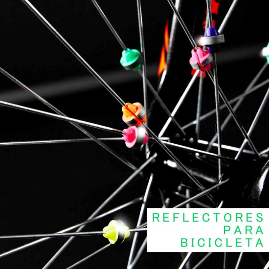 Reflectivos Rueda Bicicleta Bolitas