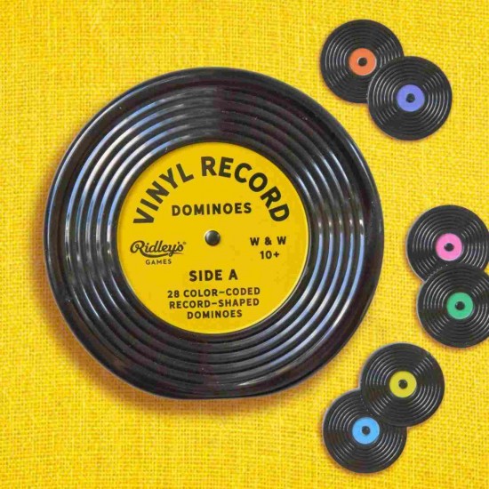 Juego Dominó Disco Vinilo